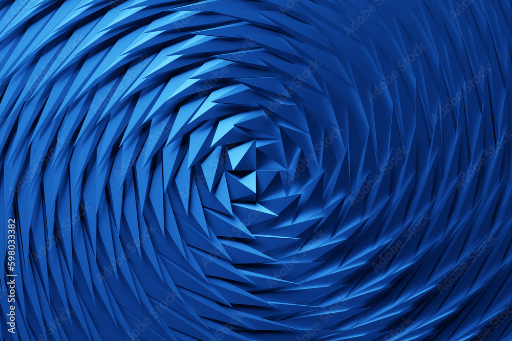 3D rendering. Blue geometric pattern. Minimalistic pattern of simple shapes. Bright creative symmetric texture 3D rendering. Blue geometric pattern. Minimalistic pattern of simple shapes. Bright creative symmetric texture