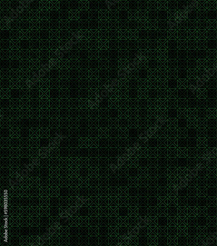 Light Green Seamless textured style Pattern on the Dark background Editable Geometric Triangular shape Irregular opacity Abstract Seamless pattern on white background