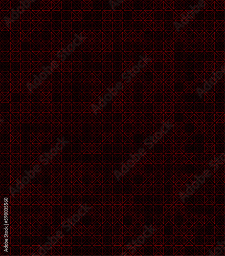 Editable Light Red Seamless textured style Pattern on the Dark background Editable Geometric Triangular shape Irregular opacity Abstract Seamless pattern
