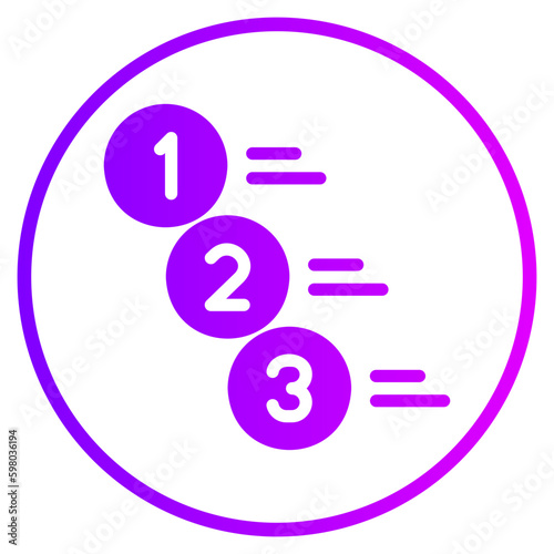 requirements gradient icon