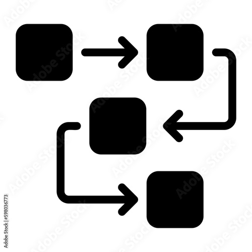 process glyph icon