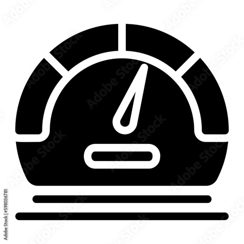 speed glyph icon