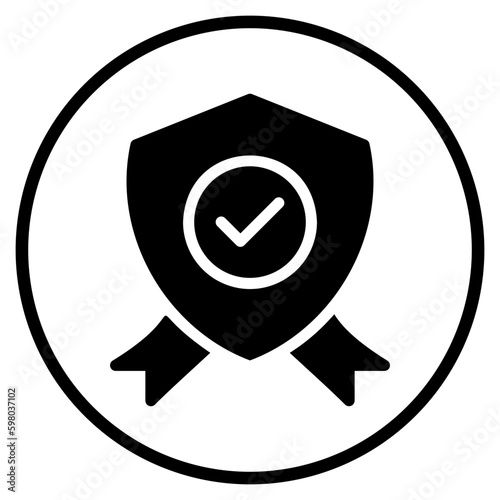quality glyph icon