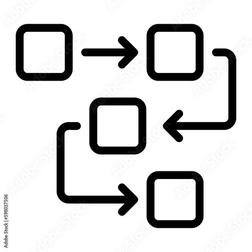 process line icon