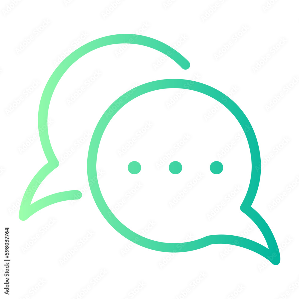discussion gradient icon discussion gradient icon