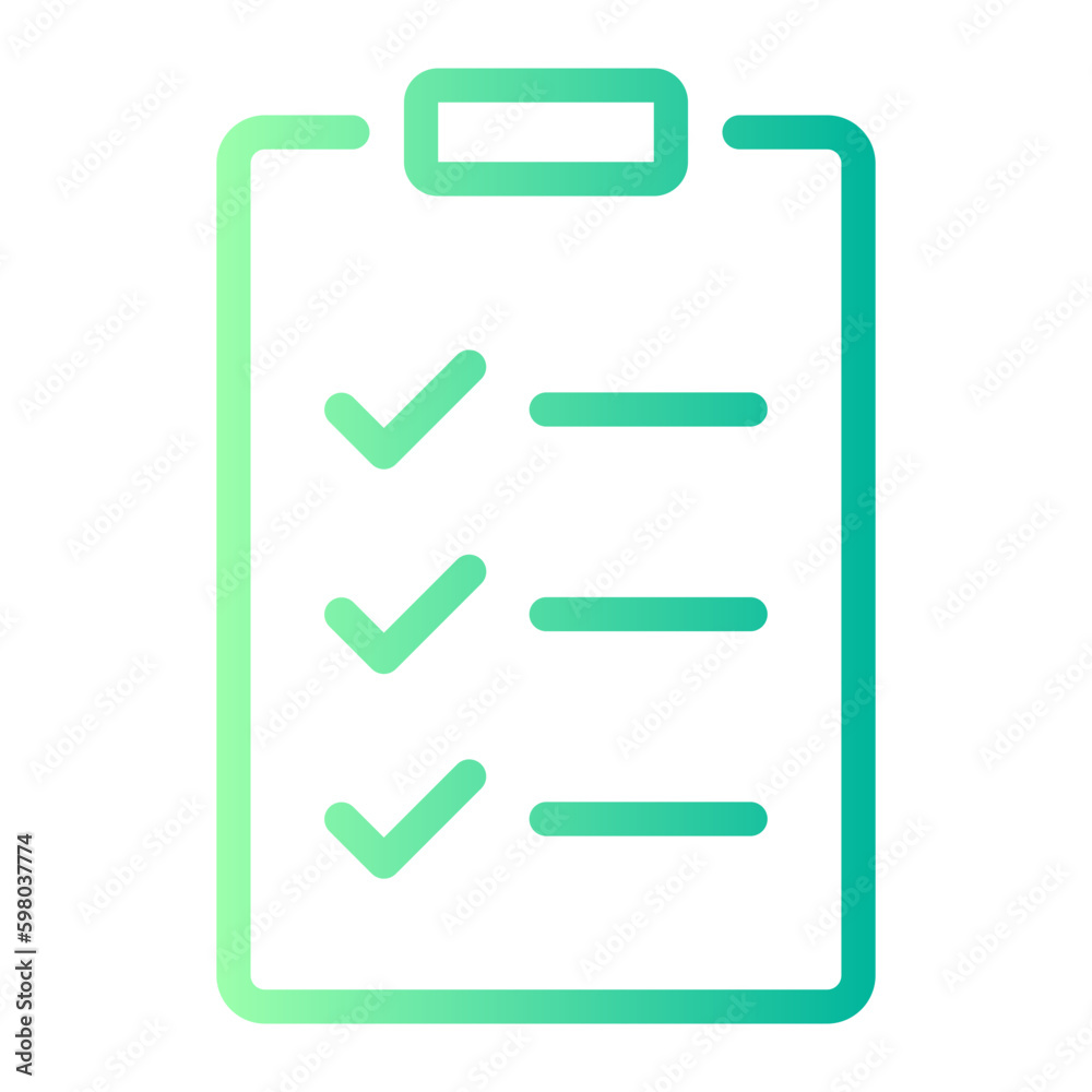 list gradient icon list gradient icon
