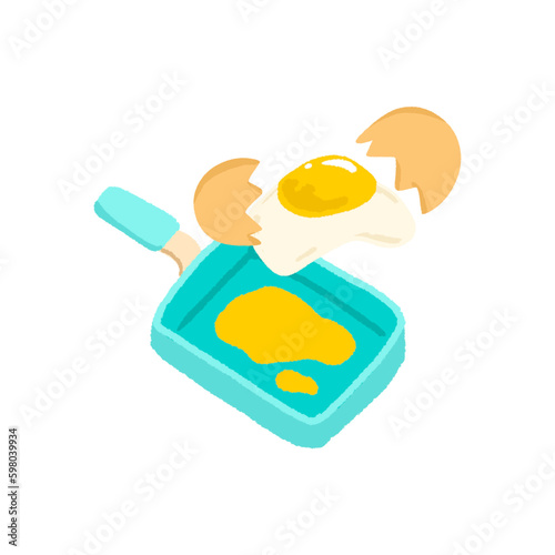 fried egg
