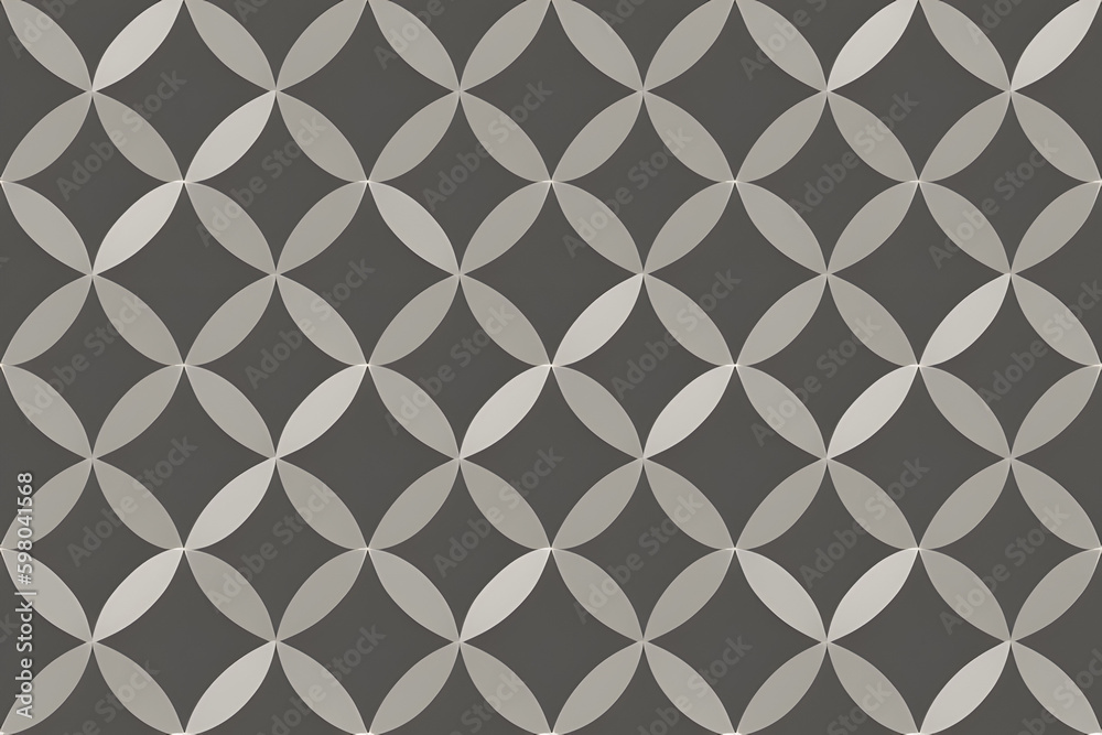 Fototapeta premium Pattern Line grey color background on white paper 60 degrees straight line intersects a diamond square, Diagonal line