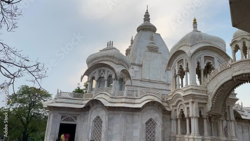 Sri Krishna Balaram Mandir also known as ISKCON, is a Hindu temple located in the holy city of Vrindavan, Uttar Pradesh, India photo