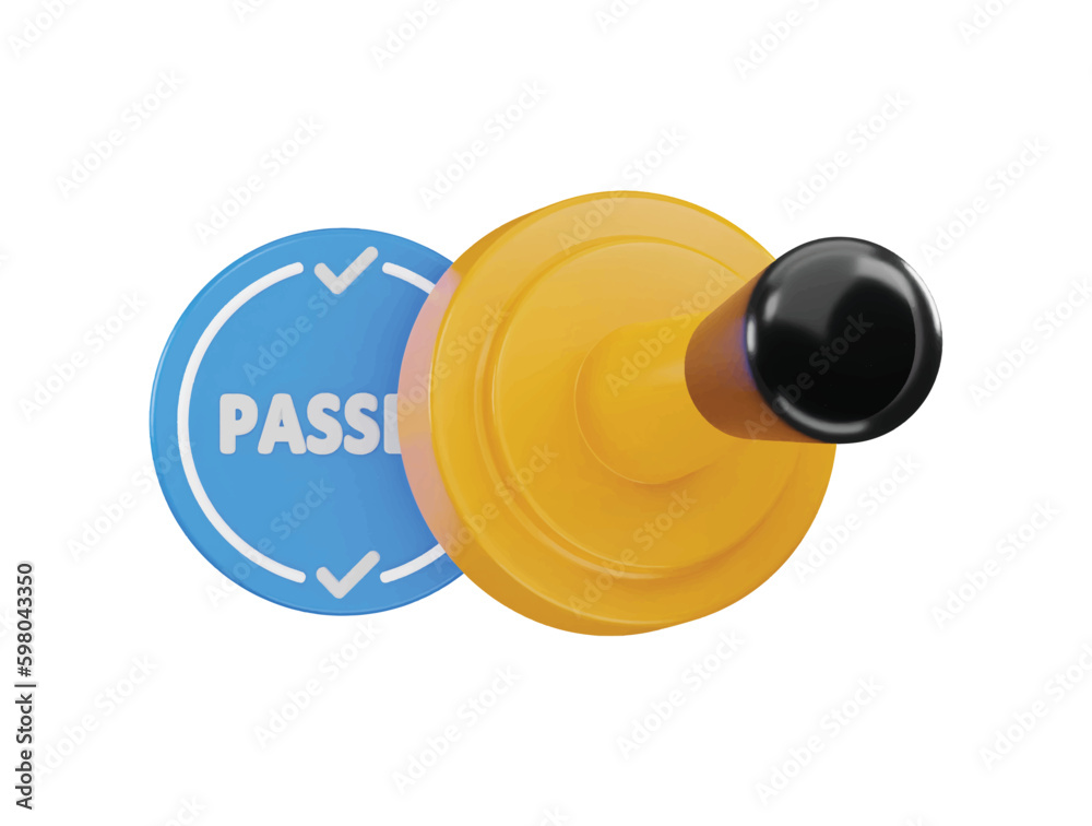 approved stamp icon 3d rendering vector illustration approved stamp icon 3d rendering vector illustration
