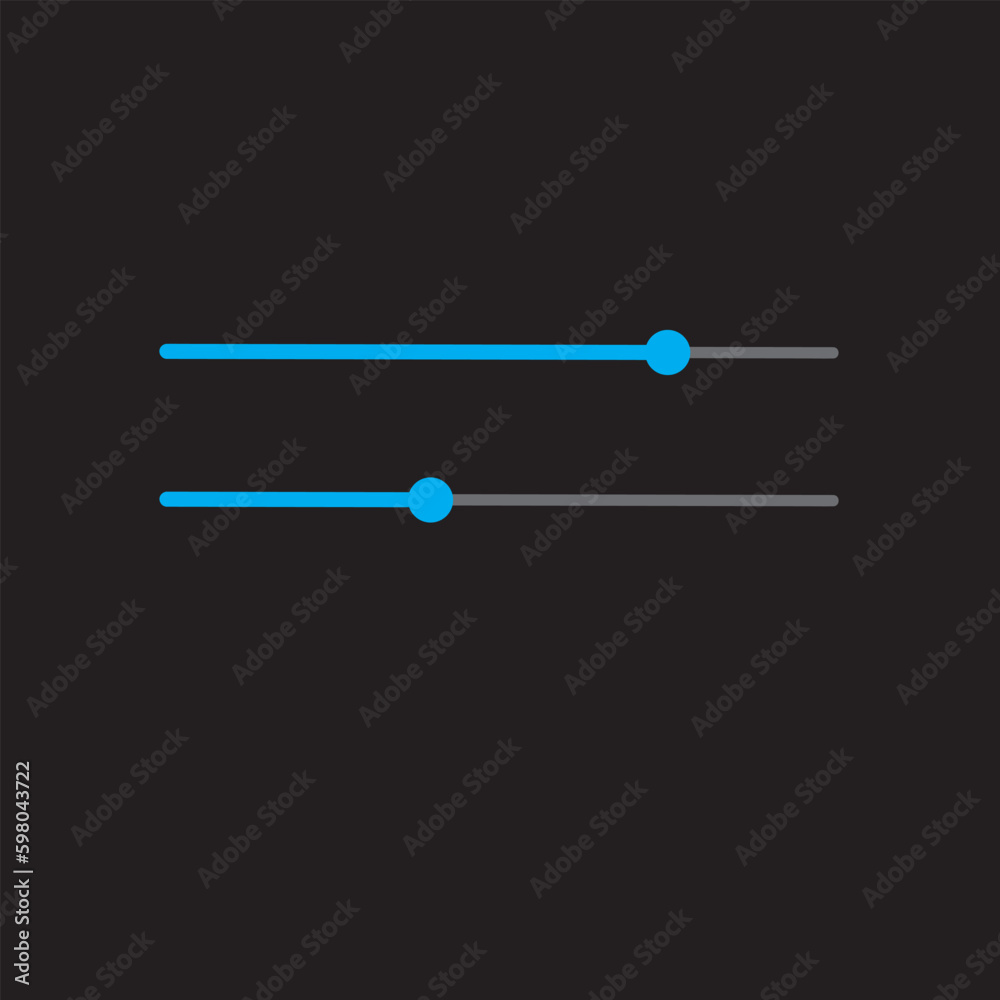 Downloading line illustration vector set on black background Downloading line illustration vector set on black background