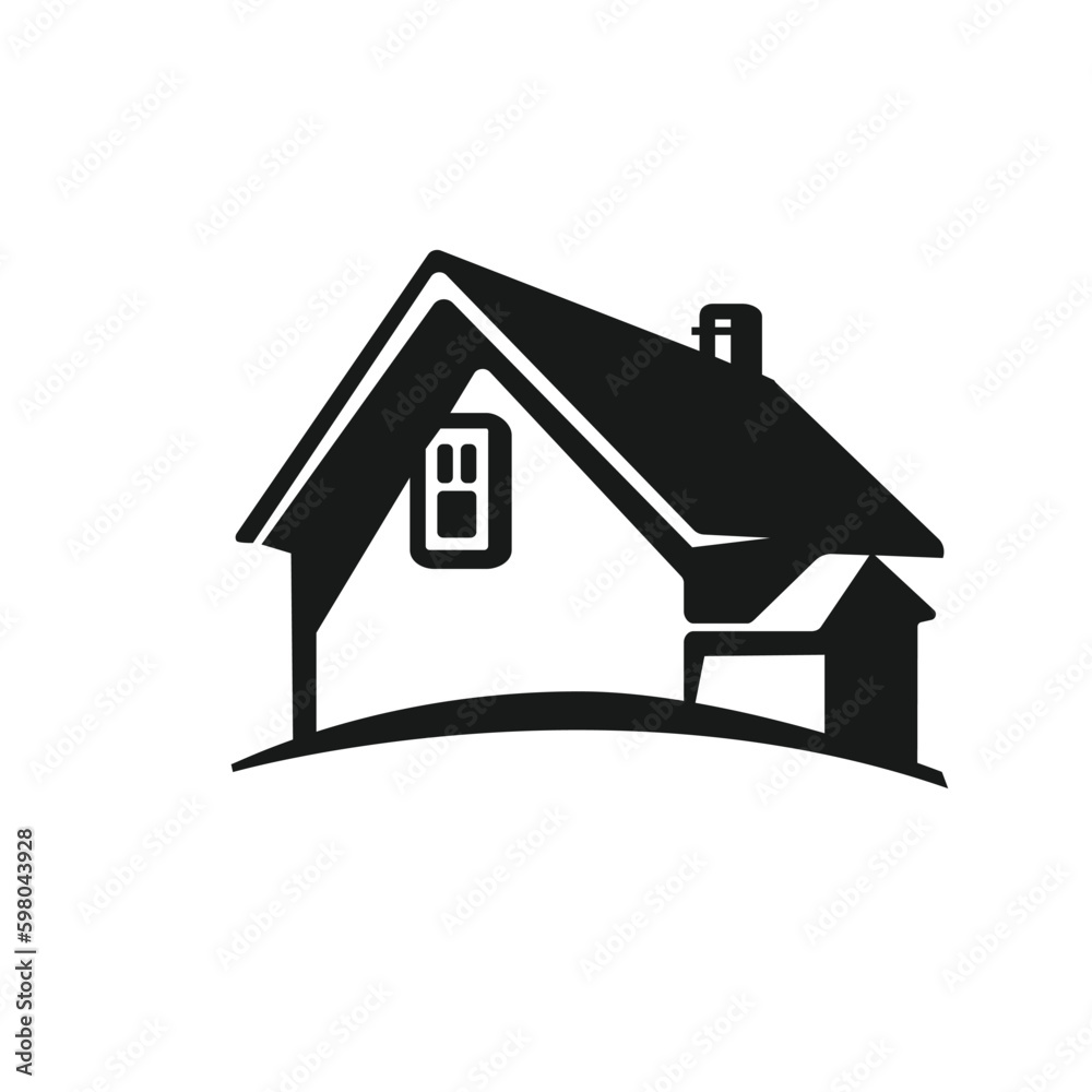 construction home logo design construction home logo design