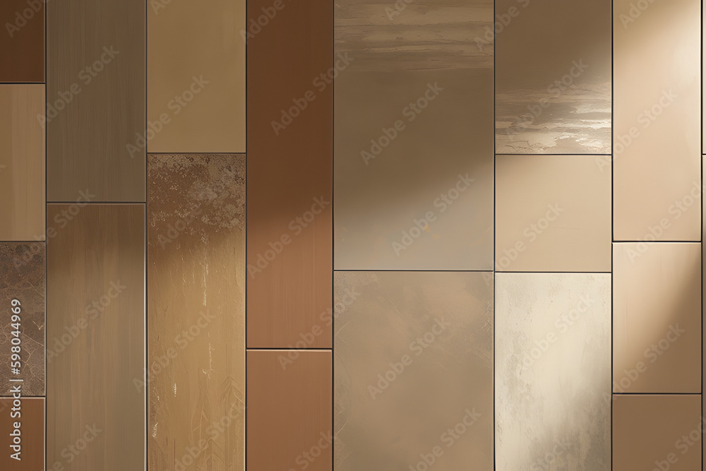 Background brown tan textured tile with blur and graduated patterns of irregular color Background brown tan textured tile with blur and graduated patterns of irregular color