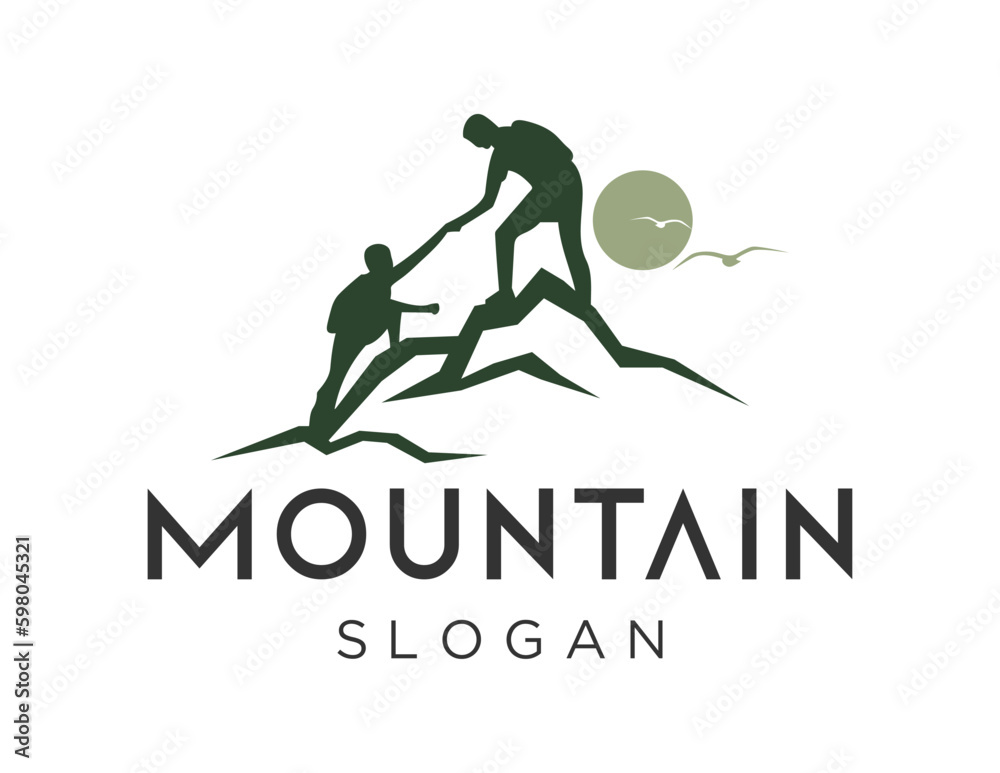 Logo design about Mountain on a white background. created using the CorelDraw application. Logo design about Mountain on a white background. created using the CorelDraw application.