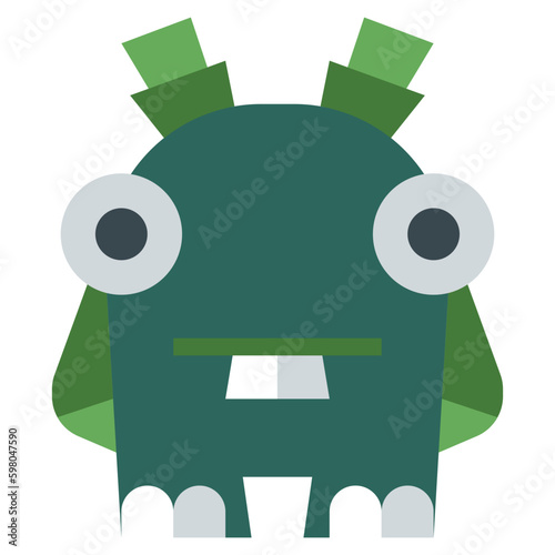 monster line icon,linear,outline,graphic,illustration