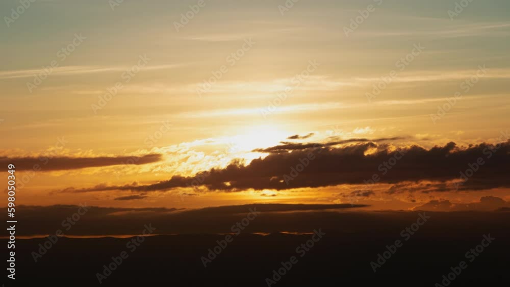 Brilliant Golden High Desert Sunrise Timelapse Zoom Out Brilliant Golden High Desert Sunrise Timelapse Zoom Out