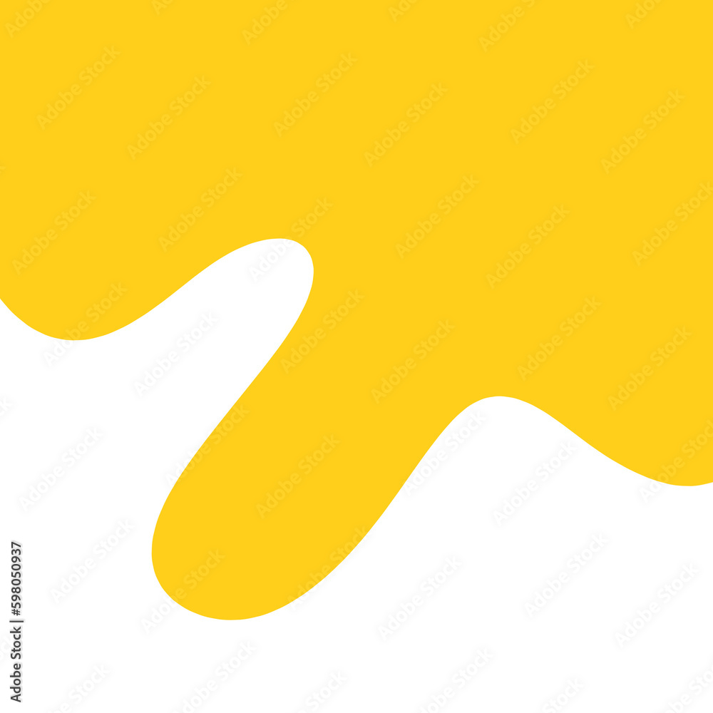 Yellow Abstract Shape Illustration.decorative corner.border Yellow Abstract Shape Illustration.decorative corner.border