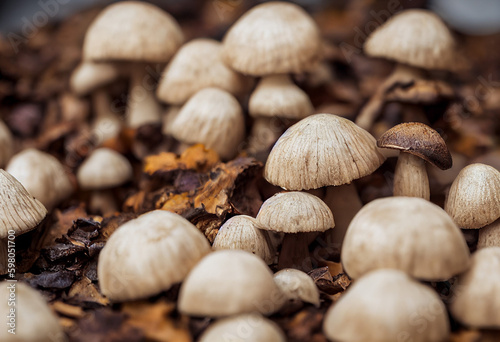 growing asian shiitake mushrooms, generative AI