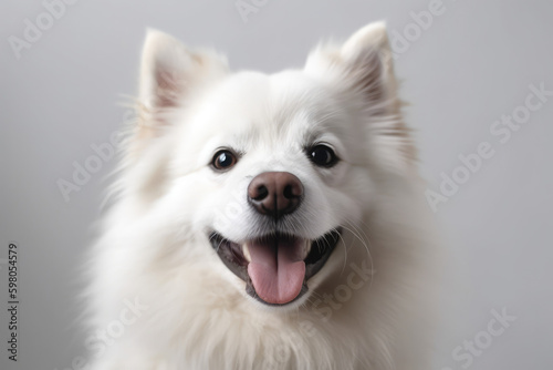 a happy dog, generative AI © Kien
