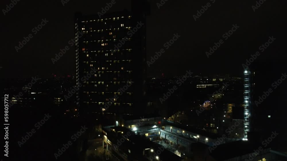 Trellick Tower at night Trellick Tower at night
