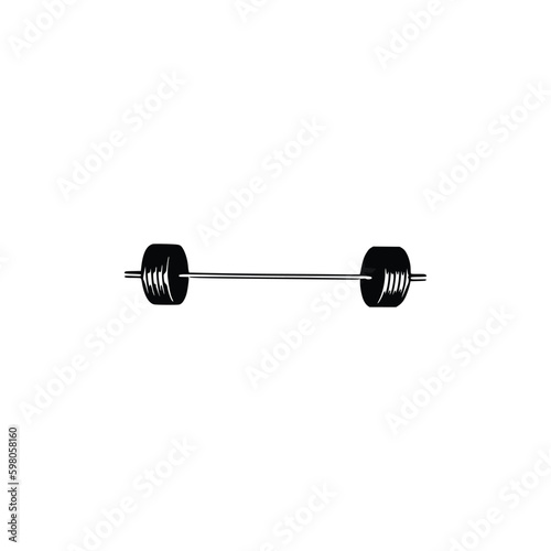 Barbells Bar, Barbells Vector, Gym equipment, Gym equipment isolated, Gym equipment vector, Gym equipment silhouette, Barbells silhouette