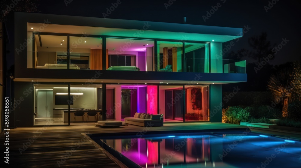 Beautiful Home Exterior. Generative AI Beautiful Home Exterior. Generative AI