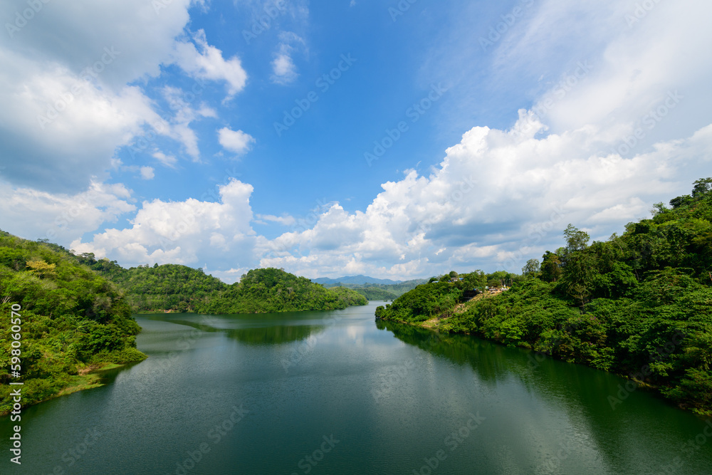 Landscape of Bang Lang Dam from view point, YALA province