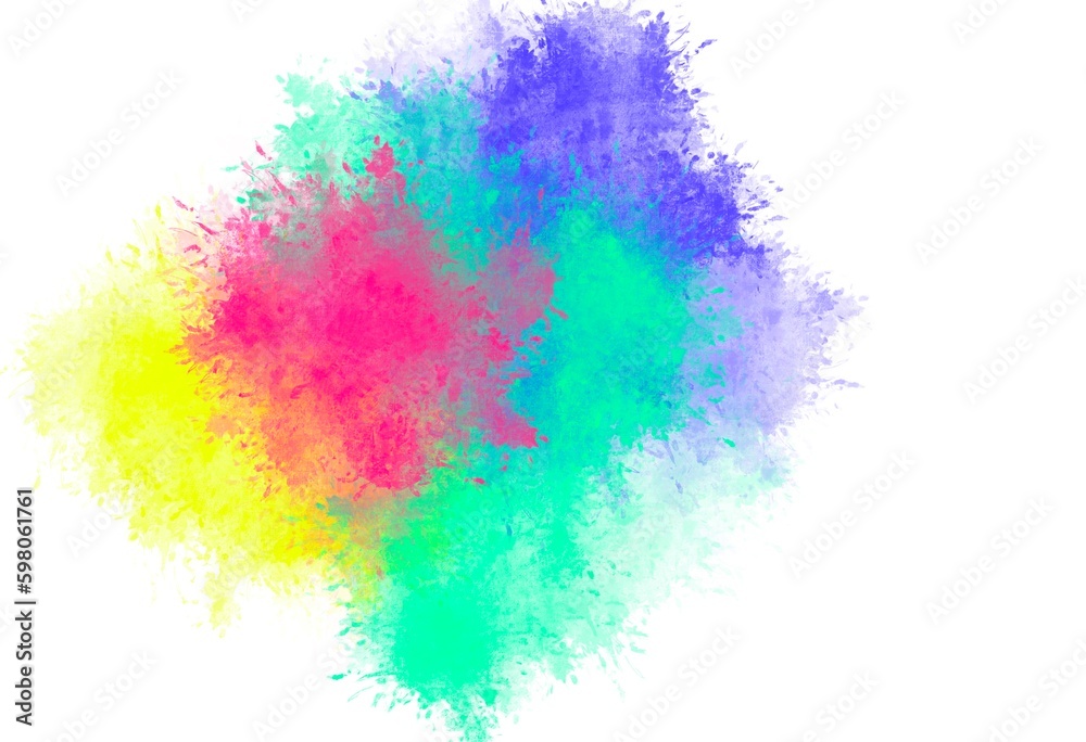 Colorful abstract splash background