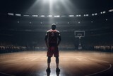 Game on: Pro basketball player enters the arena, generative ai