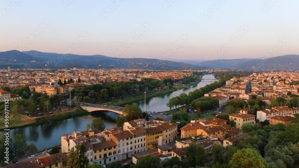 Drone, Florence, Tuscany, Italy, Bridges, Drone, Florence, Tuscany, Italy, Bridges,