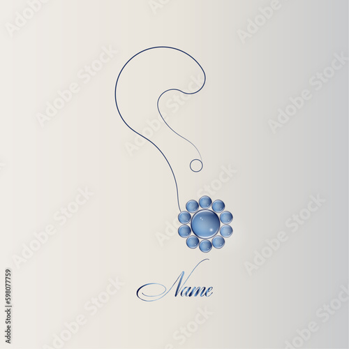 earring on the ear