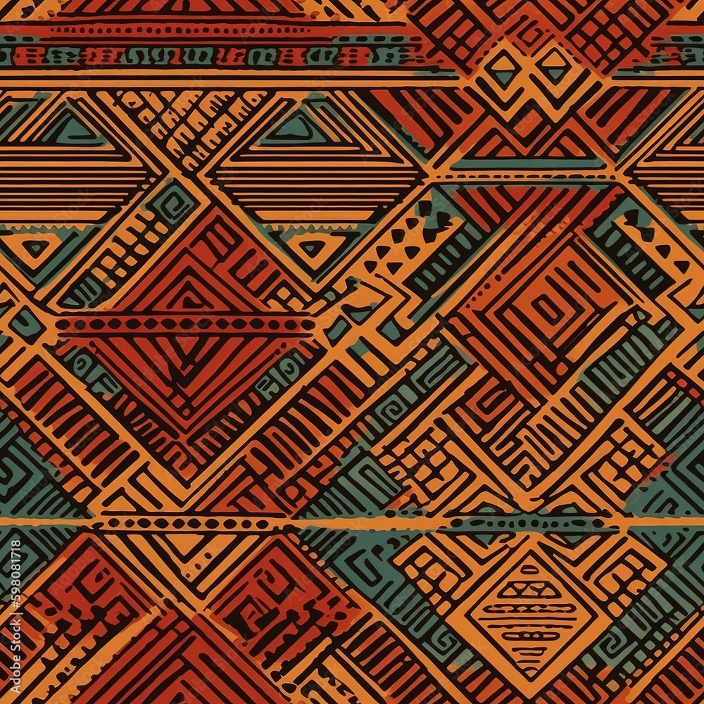 Seamless traditional design pattern, generative ai Seamless traditional design pattern, generative ai