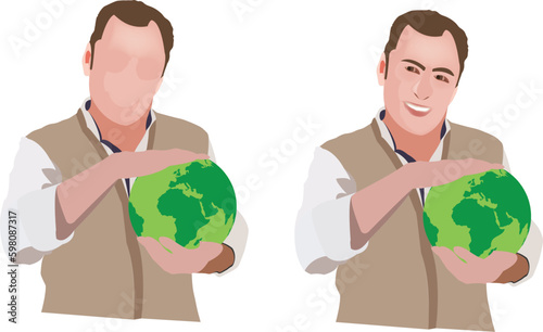 Adult Professor Teacher of Geography-