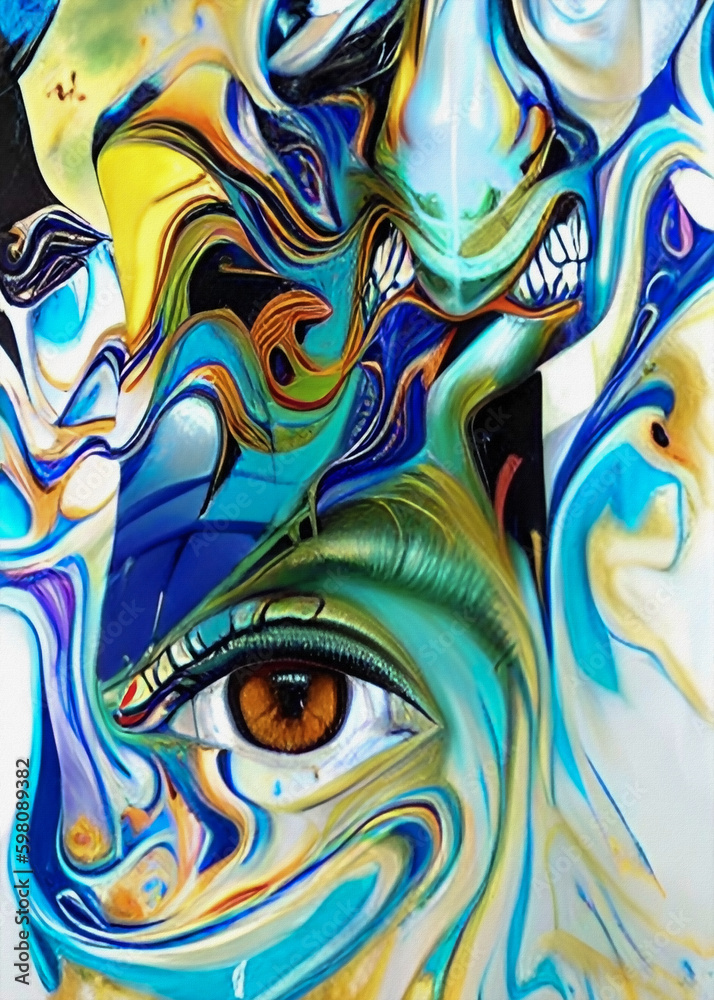 Eye in abstract Eye in abstract
