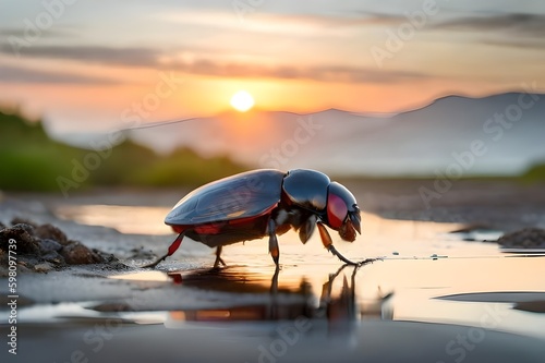 Dung beetle Generative AI