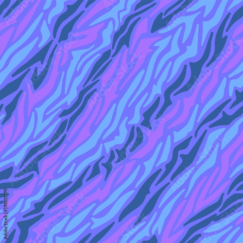 vector earth tone camouflage natural seamless pattern on violet
