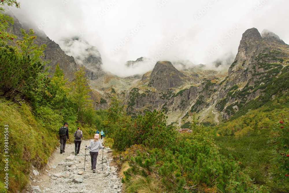 Obraz premium hiking in the mountains