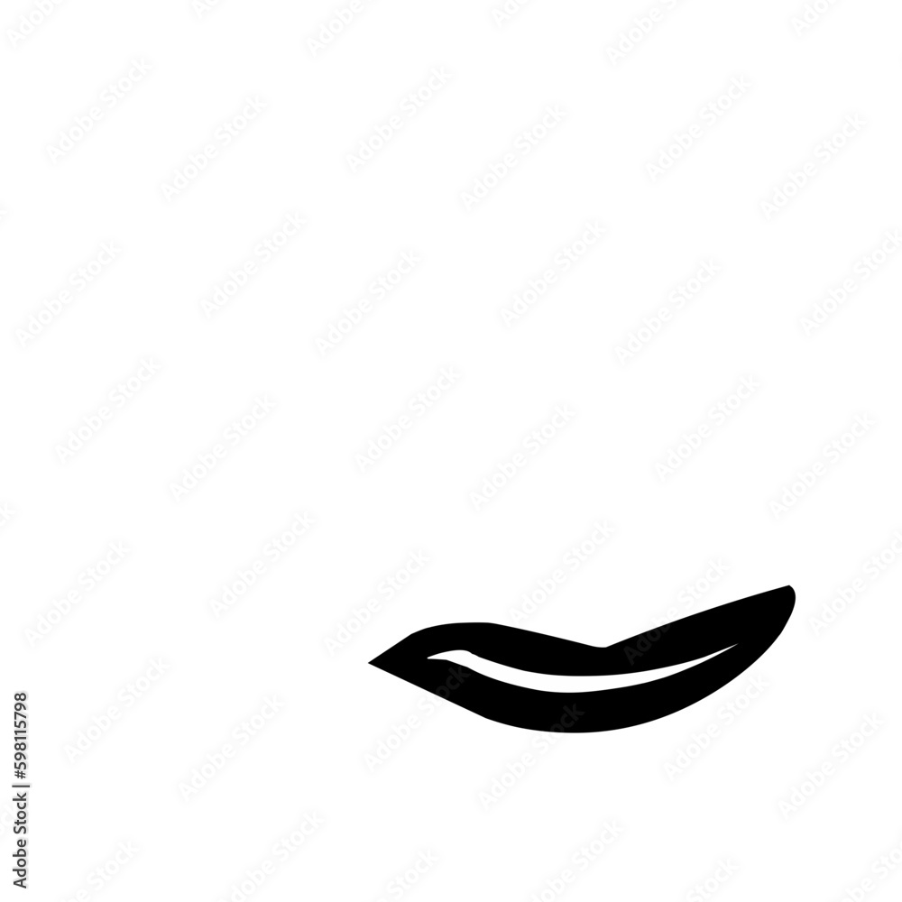 Silhouette Lips Kiss koplo Silhouette Lips Kiss koplo