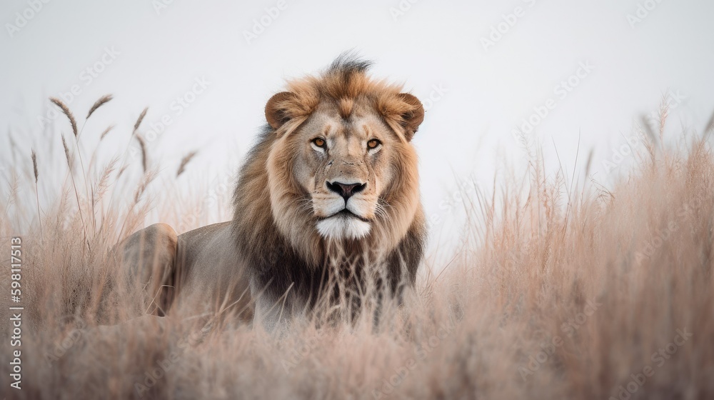 Majestätischer Löwe