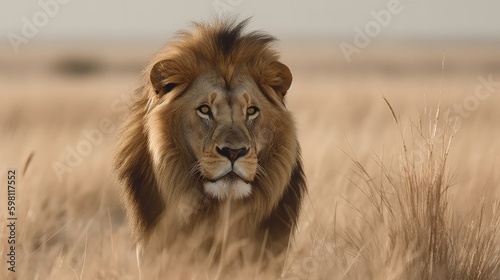 Majestätischer Löwe