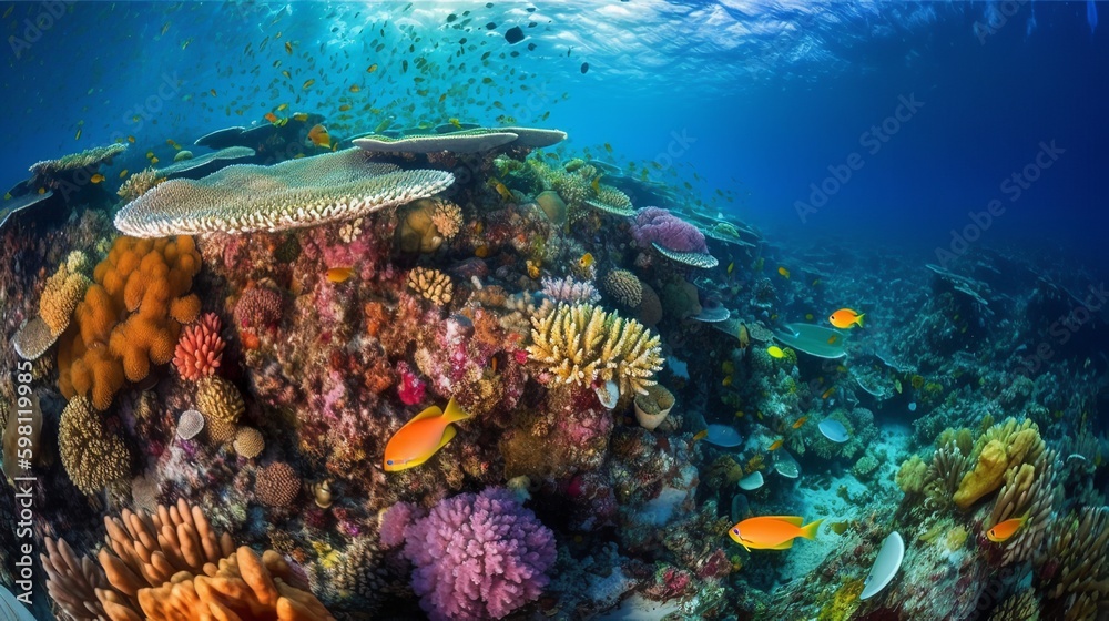 Underwater Symphony: Diving into the Colorful Coral Gardens of the