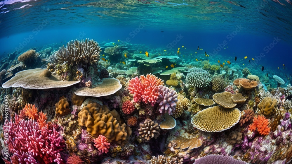 Underwater Symphony: Diving into the Colorful Coral Gardens of the