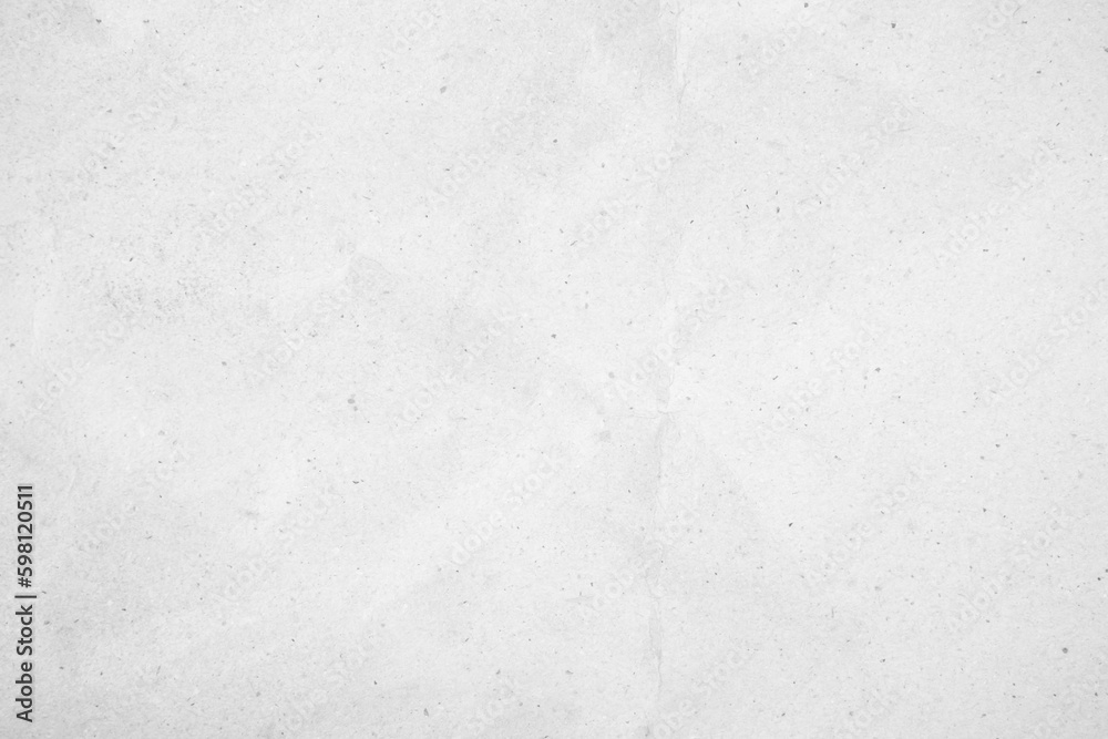 Fototapeta premium Cardboard tone vintage texture background, white paper old grunge retro rustic blank, crumpled paper texture surface white parchment empty.