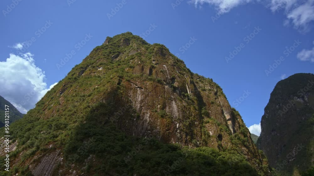 Timelapse of clouds moving over a mountain in Peru Timelapse of clouds moving over a mountain in Peru