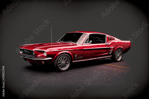Eleanor  The 1967 Shelby Mustang  a classic American Muscle car - A beautiful cinematic shot capturing the beauty.