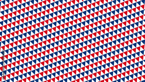 Happy 4th of July independence day seamless pattern with American icon element. Vector illustration. 