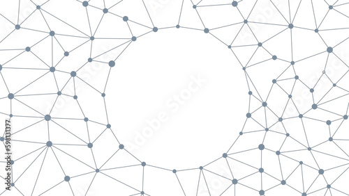 Abstract geometric background. Plexus mesh backdrop. Vector Generative AI