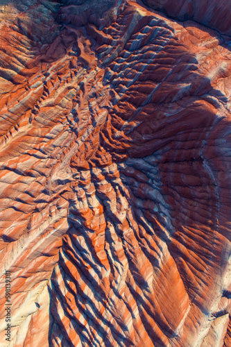 Canvastavla Colored Mountain of Aradan, Semnan, Iran