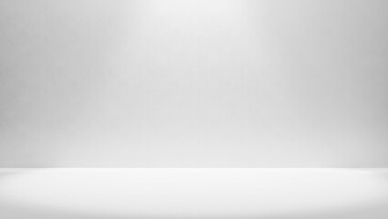 white room with spotlight background, white empty room with spotlight for products and design, white studio room