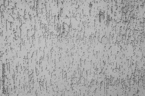 Texturized grey putty. Vintage or grungy background of venetian stucco texture as pattern wall.